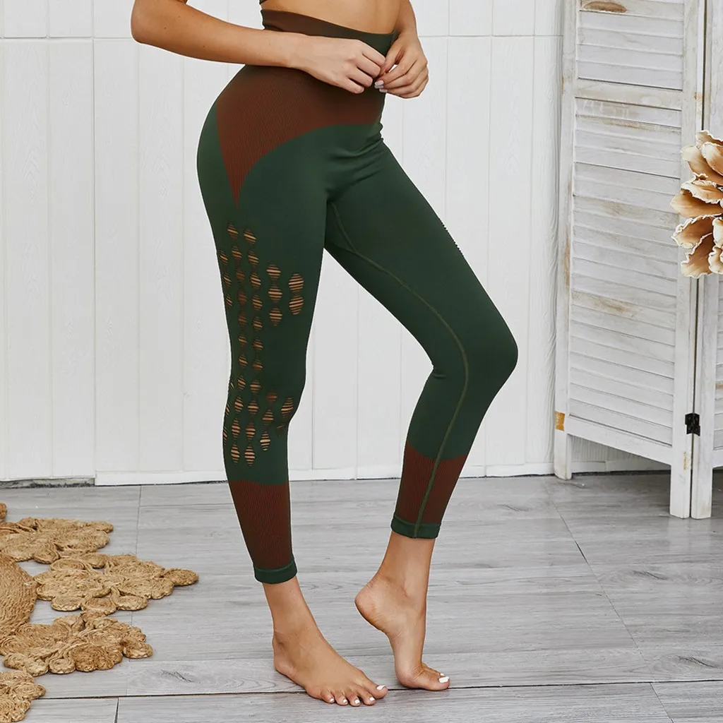 Summer Women's Sport Short Tops Long Pants Two-Pieces Set Lady Seamless Fitness Patchwork Color Hole Lifting Hip Tight Yoga Suit
Summer Women's Sport Short Tops Long Pants Two-Pieces Set Lady Seamless Fitness Patchwork Color Hole Lifting Hip Tight Yoga Suit