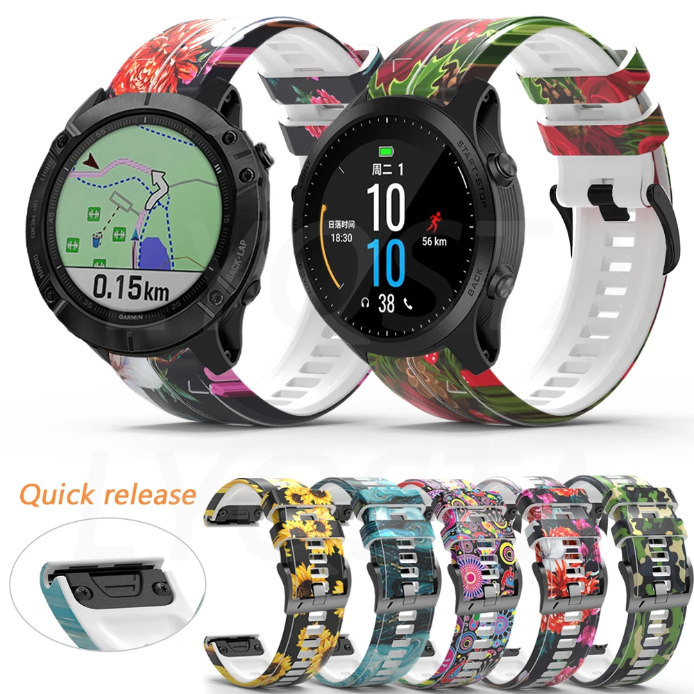 Ремешок силиконовый для наручных часов Garmin Fenix 6X 6 6S Pro 5X 5 Plus 3HR D2, 26 дюймов 22 мм
Ремешок силиконовый для наручных часов Garmin Fenix 6X 6 6S Pro 5X 5 Plus 3HR D2, 26 дюймов 22 мм