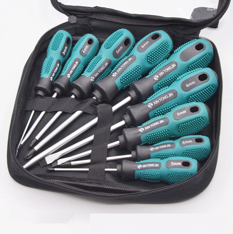 Single-use magnetic manual screwdriver tool Phillips flat-blade screwdriver set, multifunctional combination
Single-use magnetic manual screwdriver tool Phillips flat-blade screwdriver set, multifunctional combination