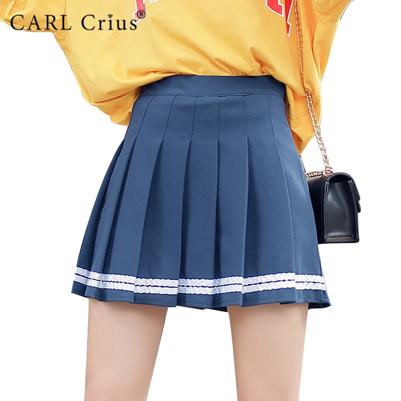 CARL Crius School Girl Uniform Pleated Skirts Japanese School Uniform High Waist A-Line Plaid Skirt Sexy JK Uniforms for Woman
CARL Crius School Girl Uniform Pleated Skirts Japanese School Uniform High Waist A-Line Plaid Skirt Sexy JK Uniforms for Woman