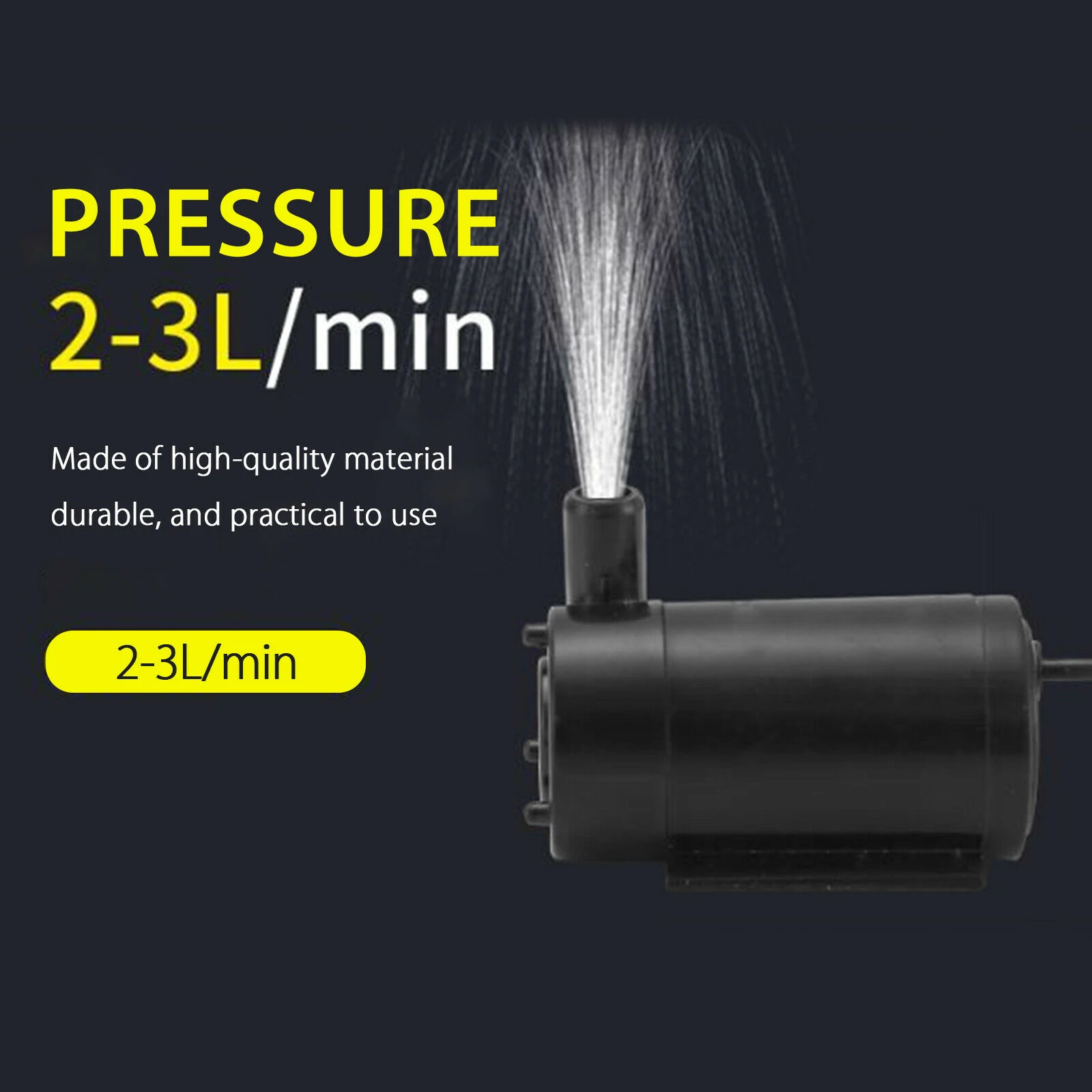 2pcs Small Water Pump Mini Mute Submersible USB 1M Cable Garden Home Fountain Tool
2pcs Small Water Pump Mini Mute Submersible USB 1M Cable Garden Home Fountain Tool