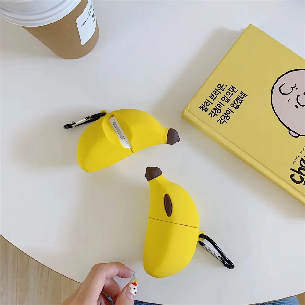 Чехол для AirPods Pro 2 1 роскошный 3D милый банан Airpod защитный чехол для наушников Аксессуары с брелоком для AirPods pro Чехол
Чехол для AirPods Pro 2 1 роскошный 3D милый банан Airpod защитный чехол для наушников Аксессуары с брелоком для AirPods pro Чехол