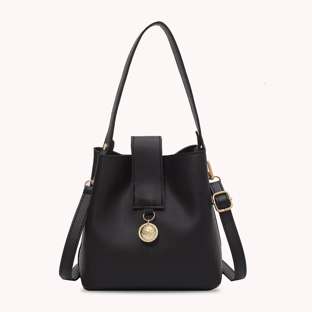 Fashion Women Solid Color Top-handle Bucket Handbags PU Leather Shoulder Bags Popular Simple Female Daily Bag
Fashion Women Solid Color Top-handle Bucket Handbags PU Leather Shoulder Bags Popular Simple Female Daily Bag