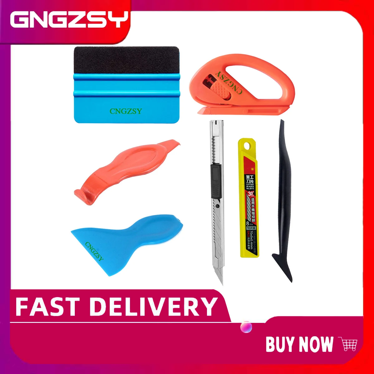 Carbon Fiber Foil Wrap Tool Soft Hard Corner Squeegee Glue Remover Scraper Vinyl Cutter Art Knife Window Sticker Tools K80B
Carbon Fiber Foil Wrap Tool Soft Hard Corner Squeegee Glue Remover Scraper Vinyl Cutter Art Knife Window Sticker Tools K80B