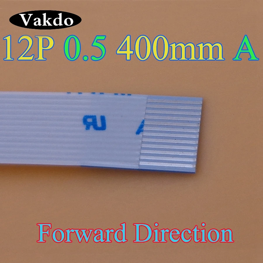 10pcs/lot New 12pin AWM 20624 80C 60V VW-1 FFC FPC flat flexible cable 0.5mm pitch 12 pin Length 400mm Forward Flex cable Type A
10pcs/lot New 12pin AWM 20624 80C 60V VW-1 FFC FPC flat flexible cable 0.5mm pitch 12 pin Length 400mm Forward Flex cable Type A