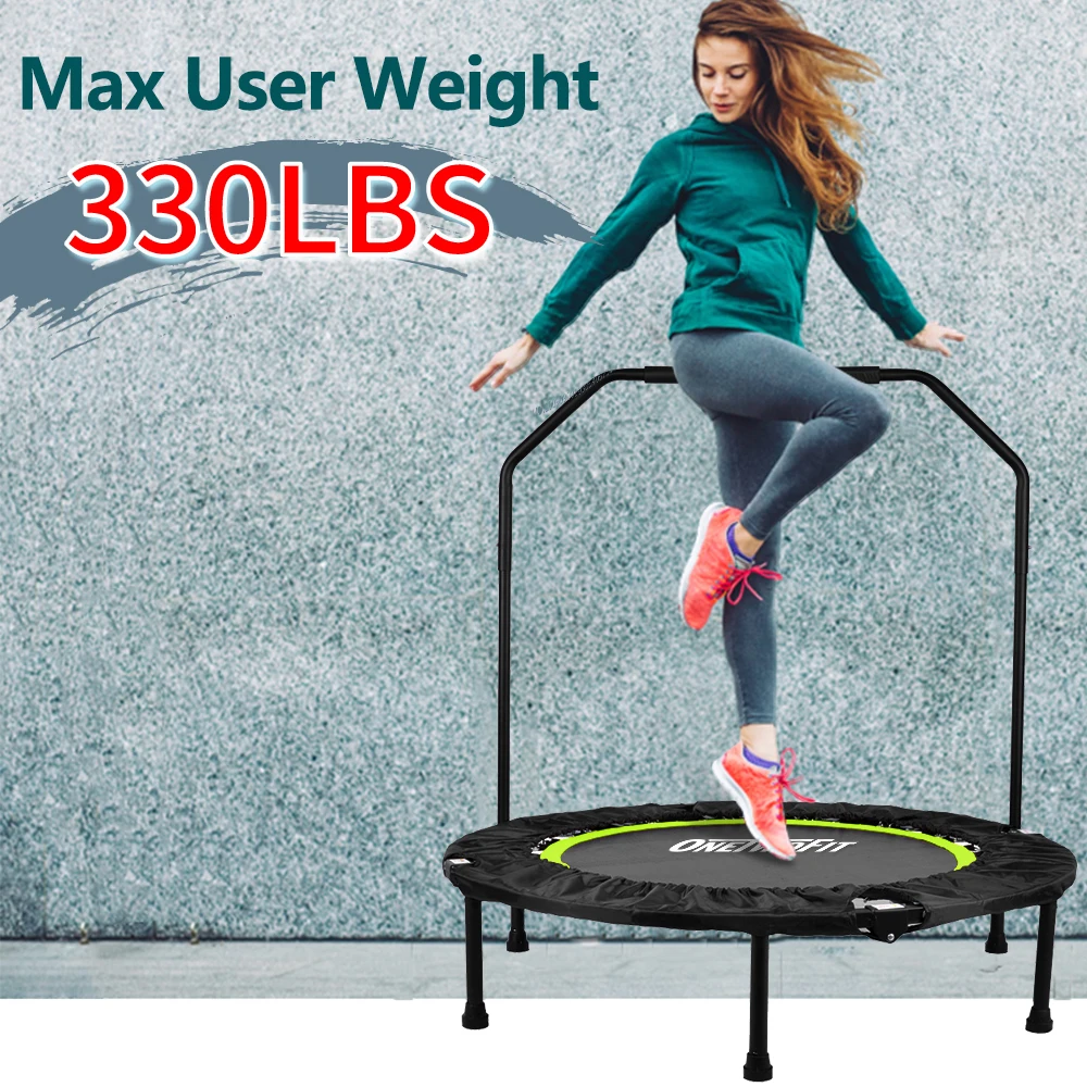 ONETWOFIT Silent Mini Fitness Trampoline with Adjustable Handle Bar Fitness Trampoline Bungee Rebounder Jumping Card
ONETWOFIT Silent Mini Fitness Trampoline with Adjustable Handle Bar Fitness Trampoline Bungee Rebounder Jumping Card