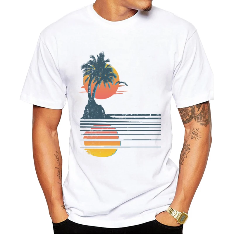 Summer Retro Sunset Beach Print Men's T-shirt Street Fashion Handsome Harajuku Men's Daily Wear Oversized Graphic T-shirt
Summer Retro Sunset Beach Print Men's T-shirt Street Fashion Handsome Harajuku Men's Daily Wear Oversized Graphic T-shirt