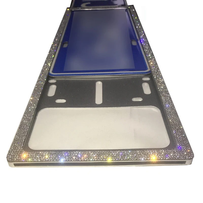 Fashion Crystal Diamond Car License Plate Frames Handmade Sparkly Bling Rhinestone Stainless Steel Metal Frames
Fashion Crystal Diamond Car License Plate Frames Handmade Sparkly Bling Rhinestone Stainless Steel Metal Frames