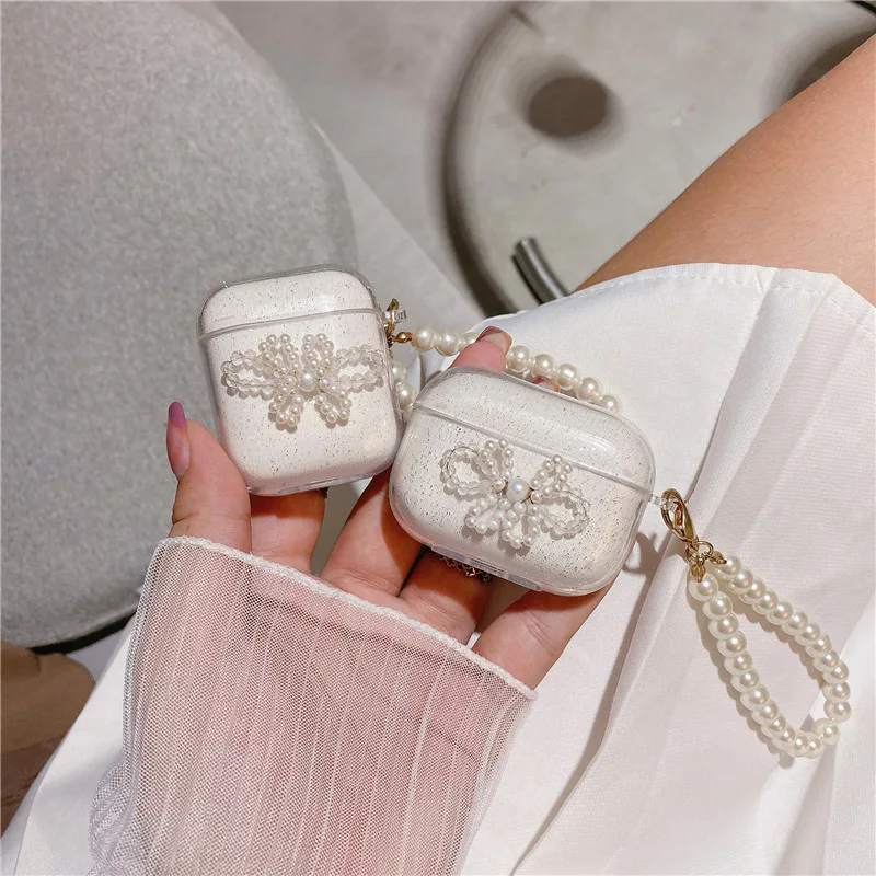 Pearl Bowknot Pearl Bracelet AirPods 1 2 3 Pro Case Cover iPhone Bluetooth Earbuds Accessories Airpod Case Air Pods Case
Pearl Bowknot Pearl Bracelet AirPods 1 2 3 Pro Case Cover iPhone Bluetooth Earbuds Accessories Airpod Case Air Pods Case