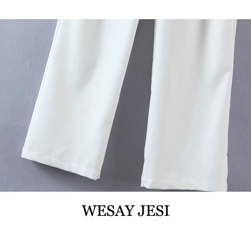 WESAY JESI Fashion Summer 2021 Pants For Women High Waist Vintage Straight Pants Solid Color Casual Loose Long Trousers Zipper 
WESAY JESI Fashion Summer 2021 Pants For Women High Waist Vintage Straight Pants Solid Color Casual Loose Long Trousers Zipper
