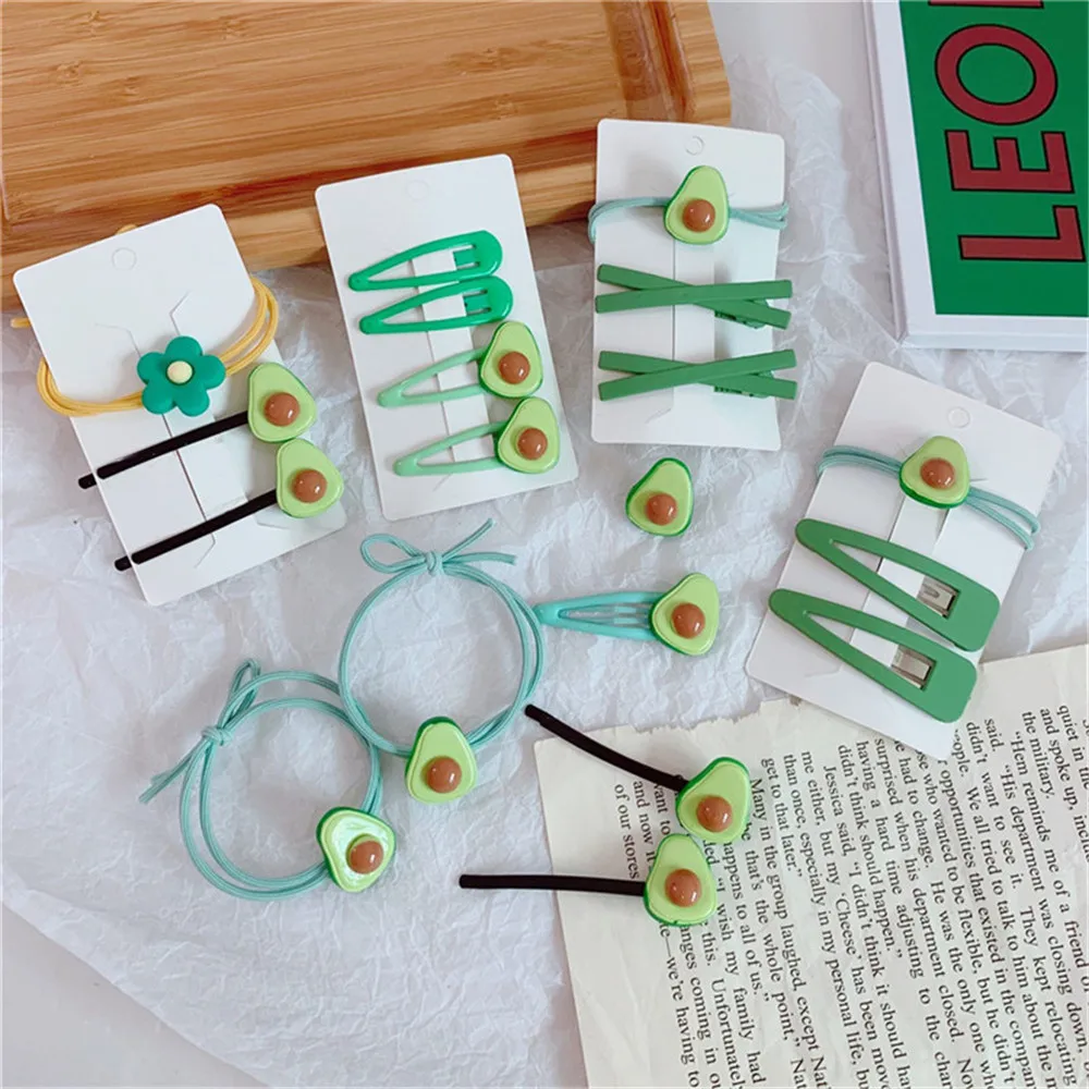 1 Set High Elasticity Hair Bands Avocado Hair Rope Side Clip Ins Fruit Ponytail Hair Clip Sweet Small Fresh Hair Accessories
1 Set High Elasticity Hair Bands Avocado Hair Rope Side Clip Ins Fruit Ponytail Hair Clip Sweet Small Fresh Hair Accessories