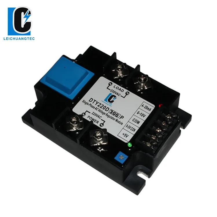 300A single phase ac voltage regulator module SCR,SSR 4-20mA,0-10V,potentiometer control
300A single phase ac voltage regulator module SCR,SSR 4-20mA,0-10V,potentiometer control