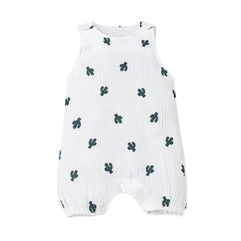 Baby Boys Girls Romper Summer Toddler Newborn Infant Sleeveless Cactus Print Cotton Jumpsuits Playsuits Overalls Outfits T8ND
Baby Boys Girls Romper Summer Toddler Newborn Infant Sleeveless Cactus Print Cotton Jumpsuits Playsuits Overalls Outfits T8ND