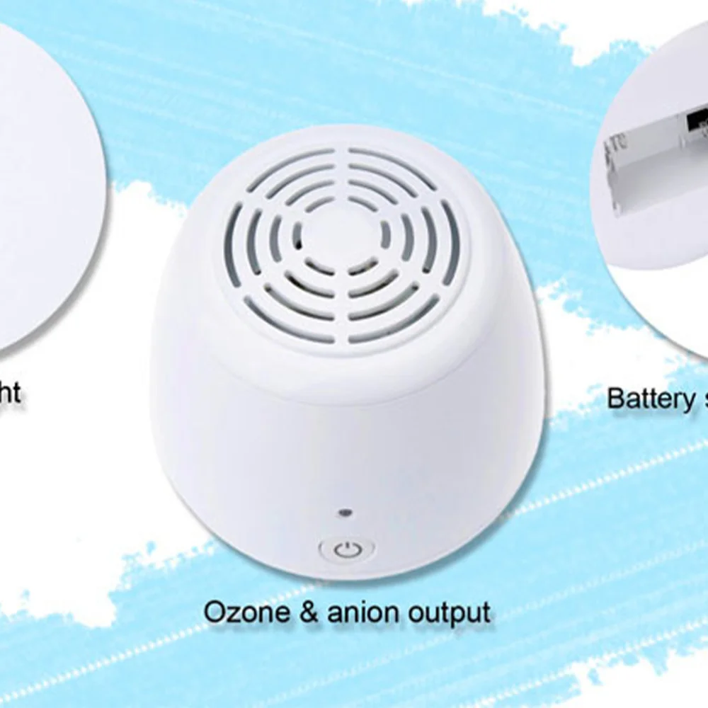 Fridge Ozone Sterilizer Refrigerator Deodorization Deodorant Air Purifier without Battery (White)
Fridge Ozone Sterilizer Refrigerator Deodorization Deodorant Air Purifier without Battery (White)
