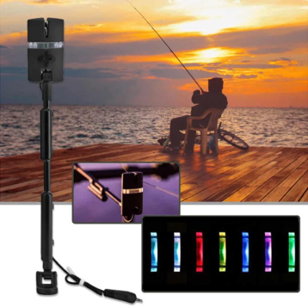 1pcs Adjustable Flash Hard Rod Rocker Swinger 7 Colors Indicator Fishing Tackle Tensioner Fishing Alarm Assembly Black
1pcs Adjustable Flash Hard Rod Rocker Swinger 7 Colors Indicator Fishing Tackle Tensioner Fishing Alarm Assembly Black