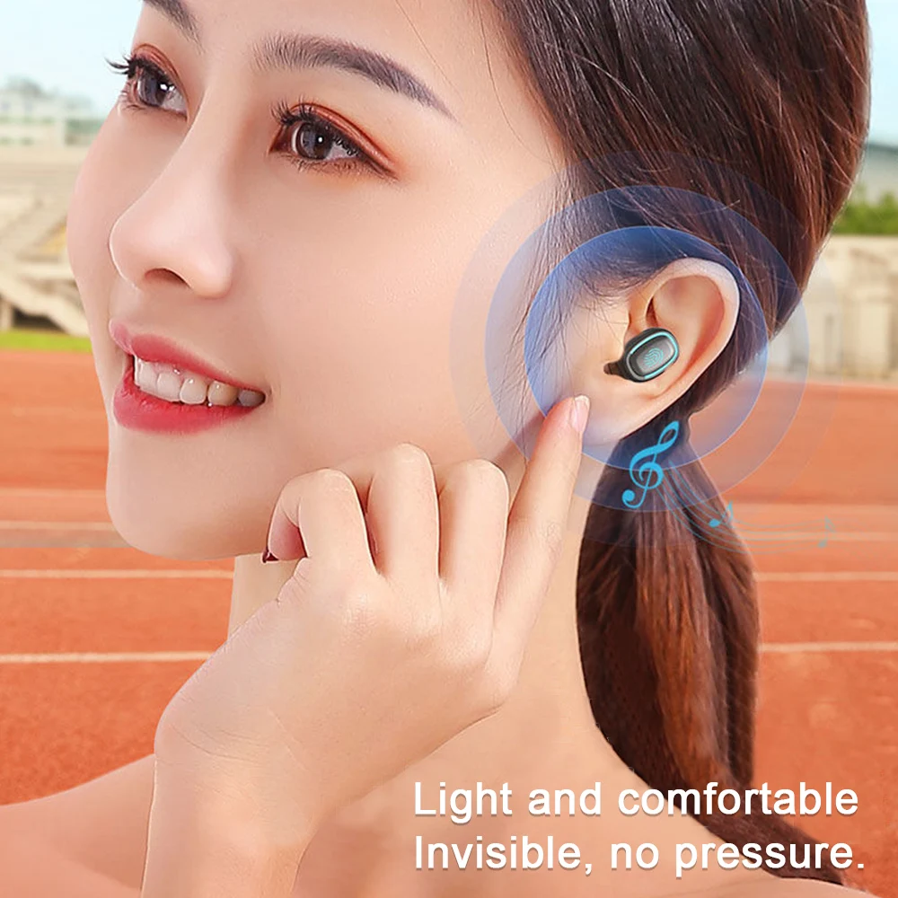 TWS Headphone True Wireless Bluetooth 5.0 Earphone Mini Sports Earbuds Portable Headset With Mic Charging Case Touch Control 
TWS Headphone True Wireless Bluetooth 5.0 Earphone Mini Sports Earbuds Portable Headset With Mic Charging Case Touch Control