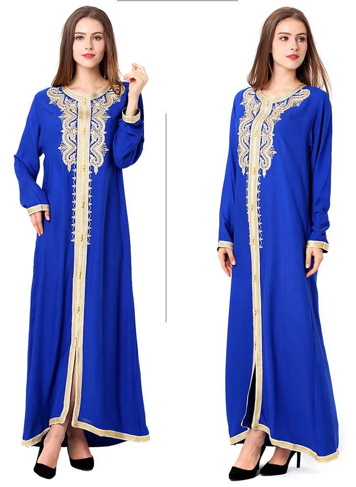 Caftan Muslim Hijab Dress Abaya Dubai Turkish Dresses Abayas for Women Kaftan Ethnic Embroidery Islam Clothing Vestidos Largos
Caftan Muslim Hijab Dress Abaya Dubai Turkish Dresses Abayas for Women Kaftan Ethnic Embroidery Islam Clothing Vestidos Largos
