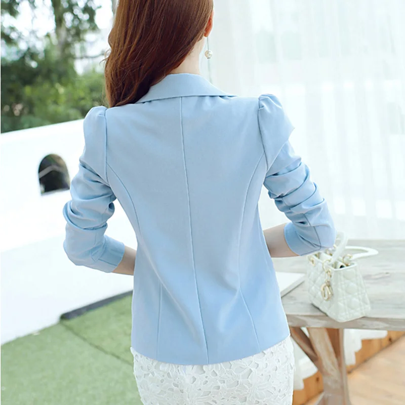 Blazers Women 2020 New Elegant Slim Single Button All-match Long Sleeved Womens Blazer Korean Style Simple Trendy Daily Ladies
Blazers Women 2020 New Elegant Slim Single Button All-match Long Sleeved Womens Blazer Korean Style Simple Trendy Daily Ladies