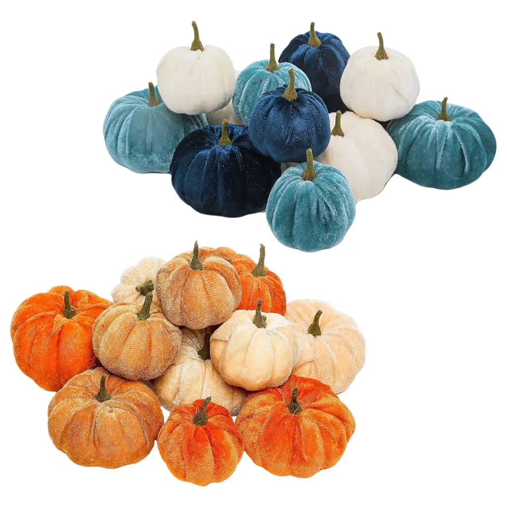 12 Pieces Simulation Velvet Pumpkins Decor Super Soft Stuffed Pumpkin Halloween Diy Craft Thanksgiving Home Festival Decoration
12 Pieces Simulation Velvet Pumpkins Decor Super Soft Stuffed Pumpkin Halloween Diy Craft Thanksgiving Home Festival Decoration