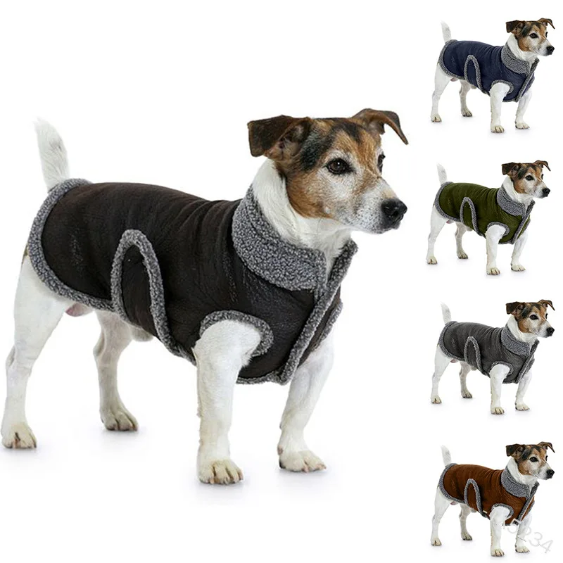 Winter Warm Dog Clothes Thickening Cotton Clothes For Pets Turtleneck Dog Leather Coat Four-legged Plush Casual Pet Clothing
Winter Warm Dog Clothes Thickening Cotton Clothes For Pets Turtleneck Dog Leather Coat Four-legged Plush Casual Pet Clothing