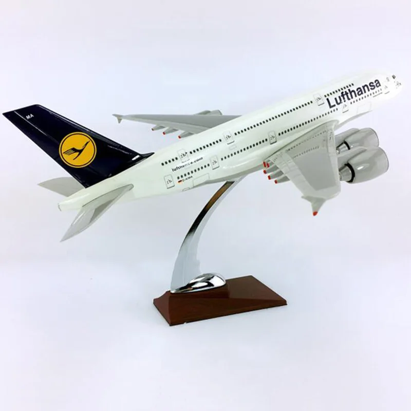 36CM Static Aircraft 1:200 Airbus A380-800 model plane Germany Lufthansa airlines landing gear with base resin Alloy aircrafttoy
36CM Static Aircraft 1:200 Airbus A380-800 model plane Germany Lufthansa airlines landing gear with base resin Alloy aircrafttoy