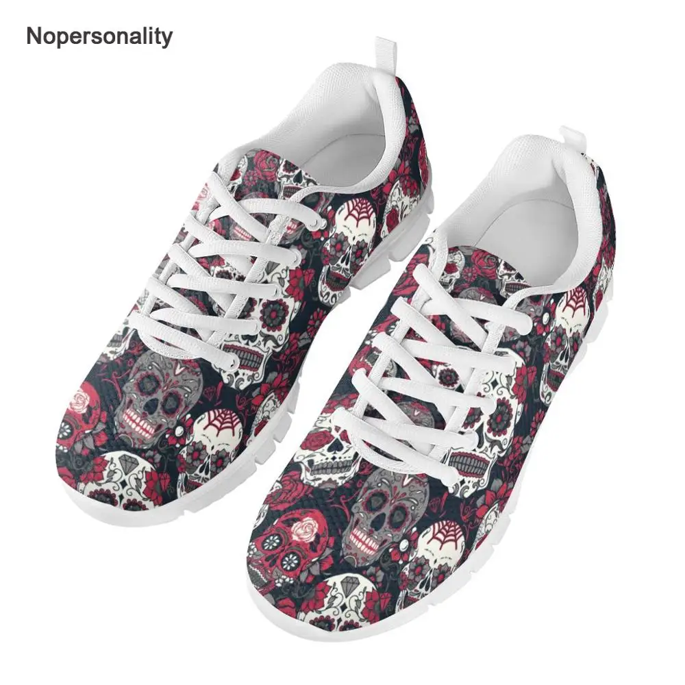 Nopersonality Floral Sugar Skull Print Sneakers for Women Casual Female Mesh Shoes Breathable Ladies Flats Zapatillas mujer
Nopersonality Floral Sugar Skull Print Sneakers for Women Casual Female Mesh Shoes Breathable Ladies Flats Zapatillas mujer