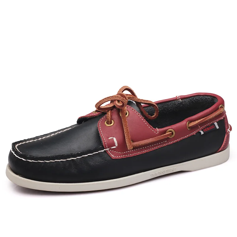 Men Fashion Sneakers Genuine Leather Boat Shoes British Style Men Loafers Soft Moccasins Brand Zapatos Casuales De Los Hombres
Men Fashion Sneakers Genuine Leather Boat Shoes British Style Men Loafers Soft Moccasins Brand Zapatos Casuales De Los Hombres