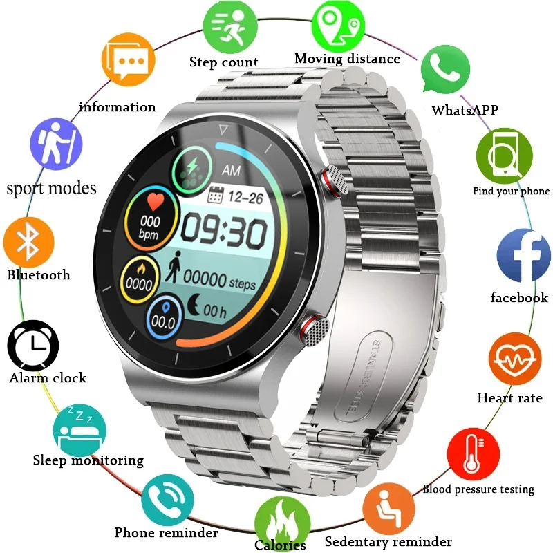 New Business Smart Watch Men Bluetooth Call Music Play Sport Fitness Tracker VS E13 L13 MT3 GTS Women Smartwatch Supports Phone
New Business Smart Watch Men Bluetooth Call Music Play Sport Fitness Tracker VS E13 L13 MT3 GTS Women Smartwatch Supports Phone