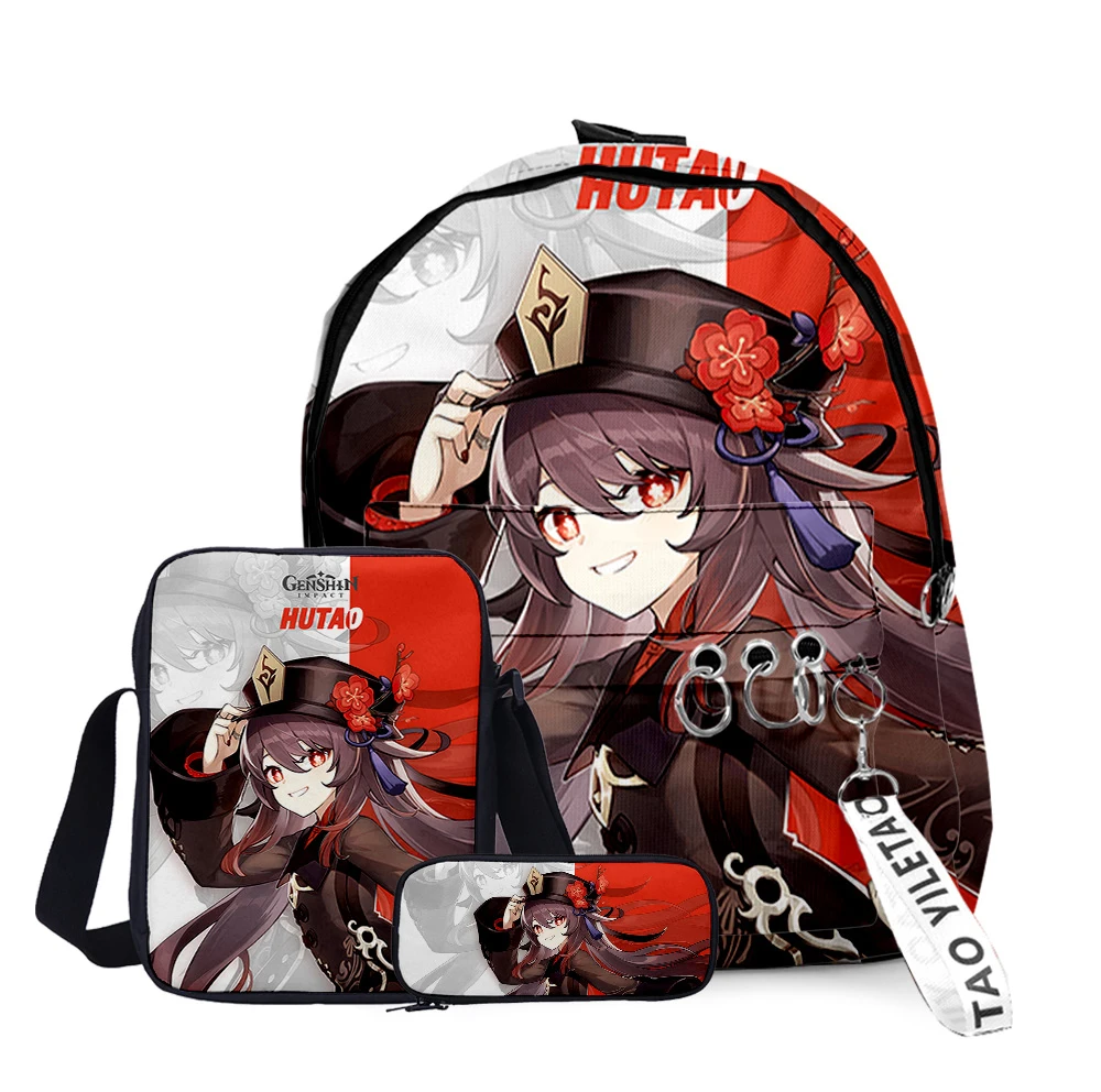 3D Game Genshin Impact Backpack Laptop Bags Set/3pecs Women Men Cartoon Cosply Travel Laptop Waterproof Schoolbag Backpack
3D Game Genshin Impact Backpack Laptop Bags Set/3pecs Women Men Cartoon Cosply Travel Laptop Waterproof Schoolbag Backpack