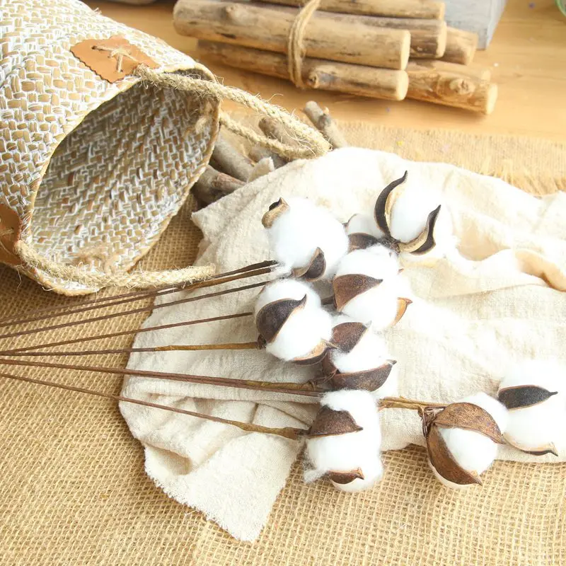 Naturally Dried Cotton Flowers White Wedding Bridesmaid Bouquet Decorative Artificial Floral Branch Fake White Flower Home Decor
Naturally Dried Cotton Flowers White Wedding Bridesmaid Bouquet Decorative Artificial Floral Branch Fake White Flower Home Decor