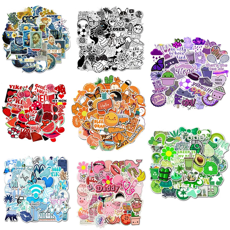 Scrapbooking Stickers Packs Waterproof Skateboard Luggage Motorcycle Guitar Graffiti Kid Toy decals pasters gifts
Scrapbooking Stickers Packs Waterproof Skateboard Luggage Motorcycle Guitar Graffiti Kid Toy decals pasters gifts