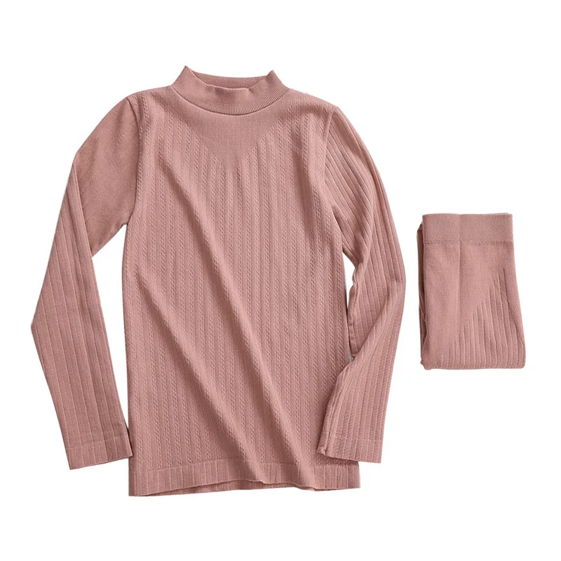New Thermal Underwear Suit Women's Mid-neck Autumn Clothes Long Trousers Bottoming Ladies Seamless Underwear Ropa Termica Mujer
New Thermal Underwear Suit Women's Mid-neck Autumn Clothes Long Trousers Bottoming Ladies Seamless Underwear Ropa Termica Mujer