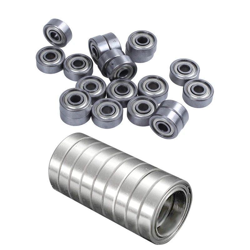 30 Pcs Miniature Sealed Shielded Metric Radial Ball Bearing, 10Pcs 6701 ZZ 12X18X4MM & 20 Pcs 624ZZ 4X13x5mm
30 Pcs Miniature Sealed Shielded Metric Radial Ball Bearing, 10Pcs 6701 ZZ 12X18X4MM & 20 Pcs 624ZZ 4X13x5mm