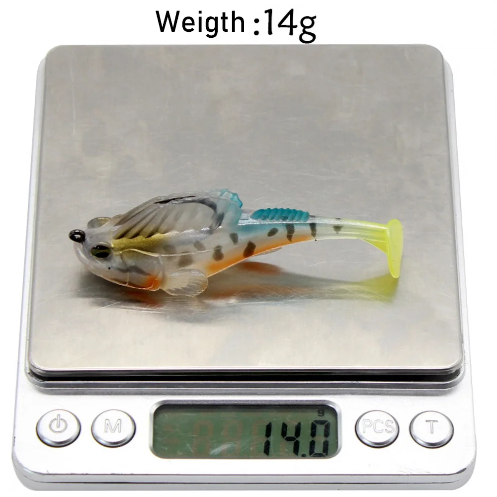 Jumping Fish Fishing Lure Bait T-tail Soft Fish Lure Bionic Realistic Baits 8cm/14g isca artificial Fishing Tool
Jumping Fish Fishing Lure Bait T-tail Soft Fish Lure Bionic Realistic Baits 8cm/14g isca artificial Fishing Tool
