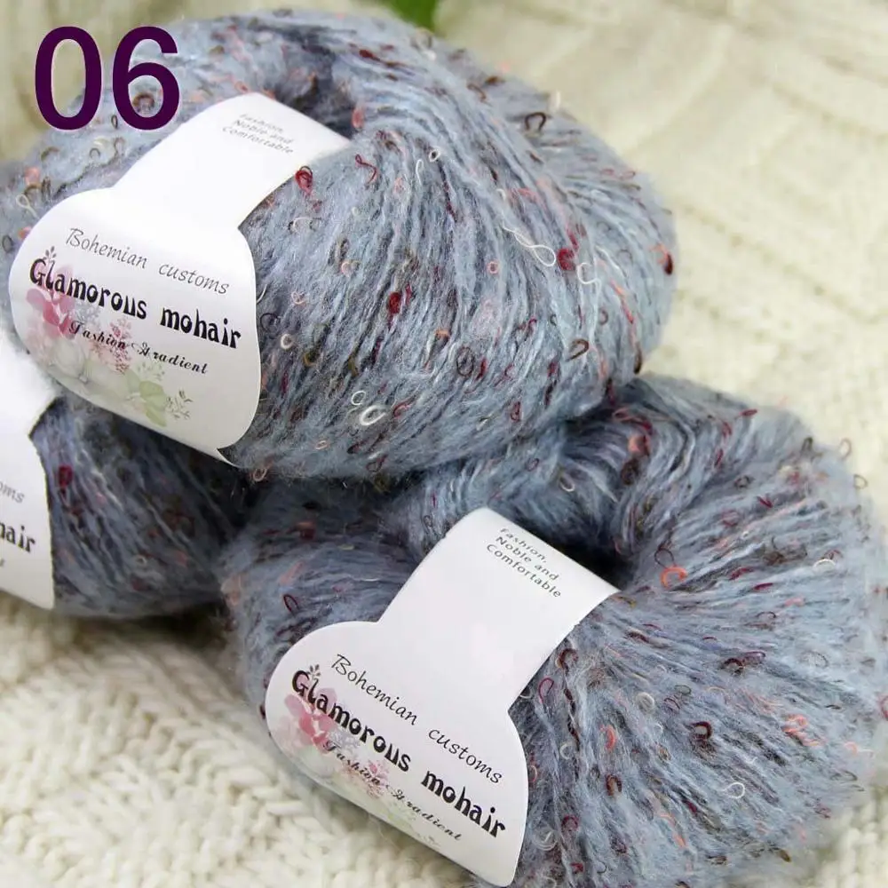 Sale 3SkeinX50gr Luxury Fluffy Soft NEW MOHAIR Shawls Hand Knit Crochet Yarn Light blue 825-06-3
Sale 3SkeinX50gr Luxury Fluffy Soft NEW MOHAIR Shawls Hand Knit Crochet Yarn Light blue 825-06-3