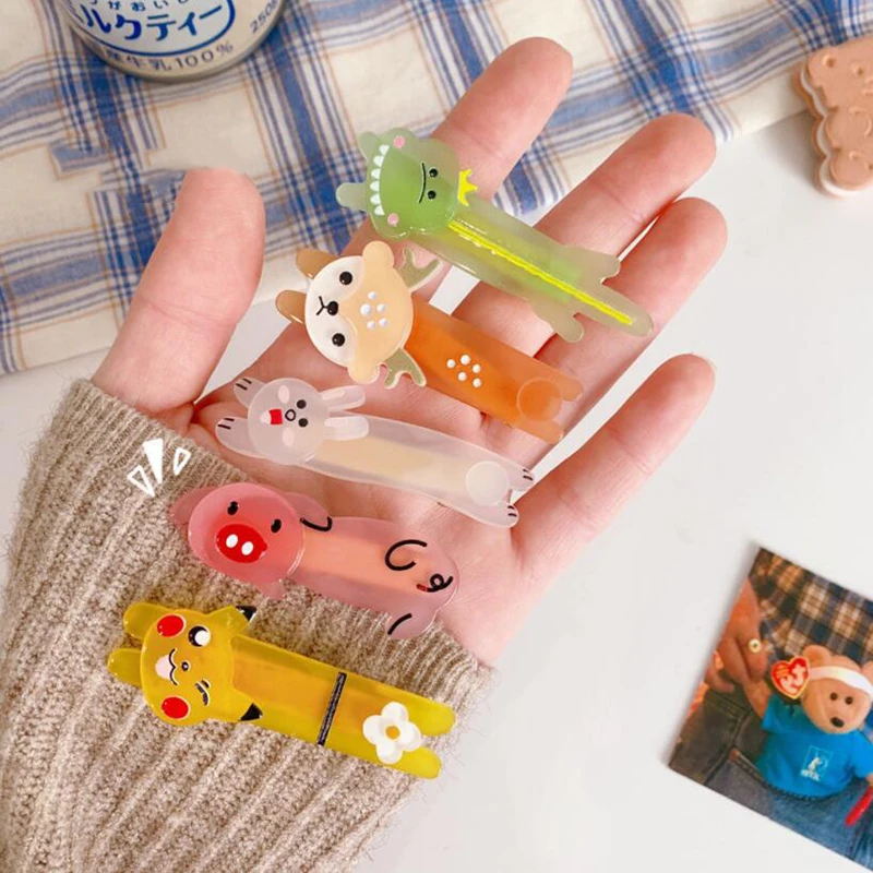 New Little Girl Cute Cartoon Animal Barrettes Kid Headwear Children Gift Hair Accessories Simple Side Clip Hairpins
New Little Girl Cute Cartoon Animal Barrettes Kid Headwear Children Gift Hair Accessories Simple Side Clip Hairpins