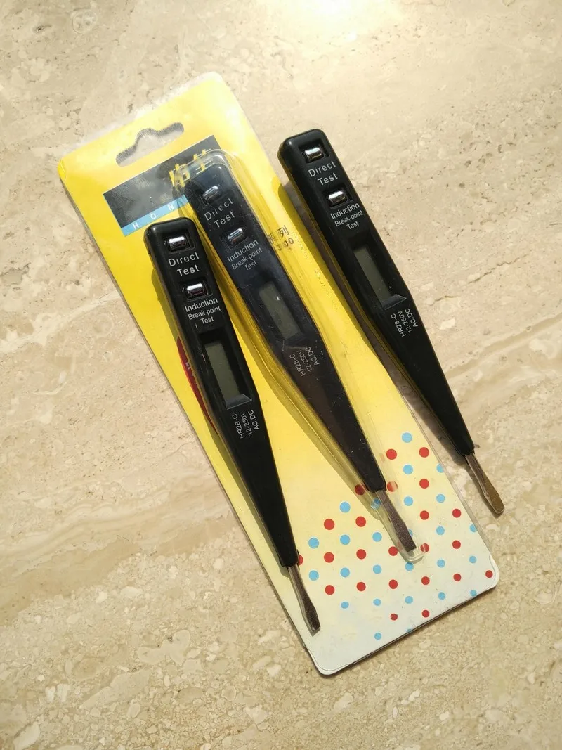 Electric Indicator Voltage Meter Tester Pen Digital Voltmeter 12V-250V Socket Wall AC/DC Power Outlet Detector Sensor Tester Pen
Electric Indicator Voltage Meter Tester Pen Digital Voltmeter 12V-250V Socket Wall AC/DC Power Outlet Detector Sensor Tester Pen