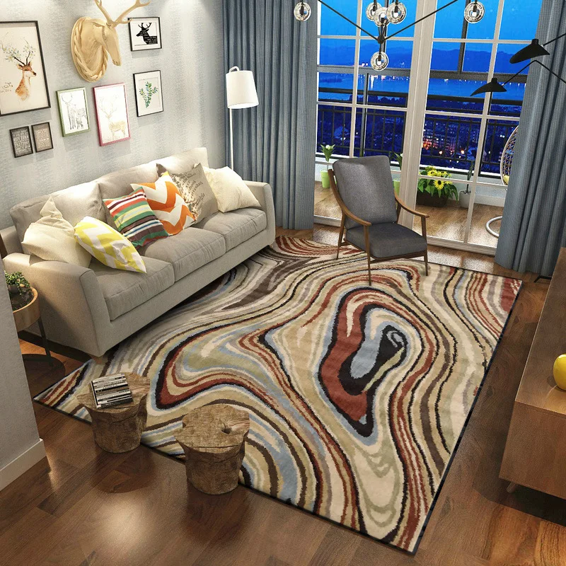 Atmospheric American abstract curve bedroom door living room bathroom floor mat carpet customization 
Atmospheric American abstract curve bedroom door living room bathroom floor mat carpet customization