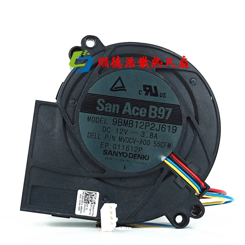 Новый оригинальный вентилятор для компьютерного охлаждения San Ace B97 9BMB12P2J619 12 В постоянного тока, а, MVDCV-A00 55CFM 97*33 мм
Новый оригинальный вентилятор для компьютерного охлаждения San Ace B97 9BMB12P2J619 12 В постоянного тока, а, MVDCV-A00 55CFM 97*33 мм
