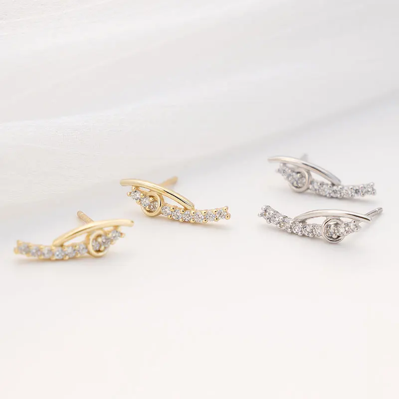 YC4718E S925 Silver Fashion Beautiful Cool Street Snap Arc Zircon Earring GIRL'S Gift Party Banquet WOMEN'S Jewelry Earrings
YC4718E S925 Silver Fashion Beautiful Cool Street Snap Arc Zircon Earring GIRL'S Gift Party Banquet WOMEN'S Jewelry Earrings