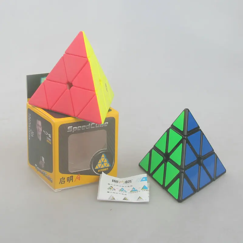 Qiyi Qiming Pyramid Cube 3rd Triangle 4hedron 3rd Order Children's Educational Special-shaped Toys Wholesale
Qiyi Qiming Pyramid Cube 3rd Triangle 4hedron 3rd Order Children's Educational Special-shaped Toys Wholesale