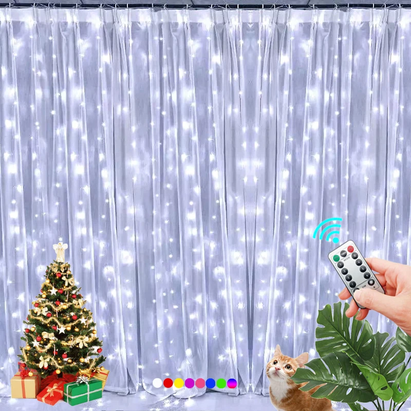 Curtain Lights Indoor Waterfall Fairy String Usb 3x2m Led Bedroom Lights Decoration for Wedding Christmas Party Holiday New Year
Curtain Lights Indoor Waterfall Fairy String Usb 3x2m Led Bedroom Lights Decoration for Wedding Christmas Party Holiday New Year