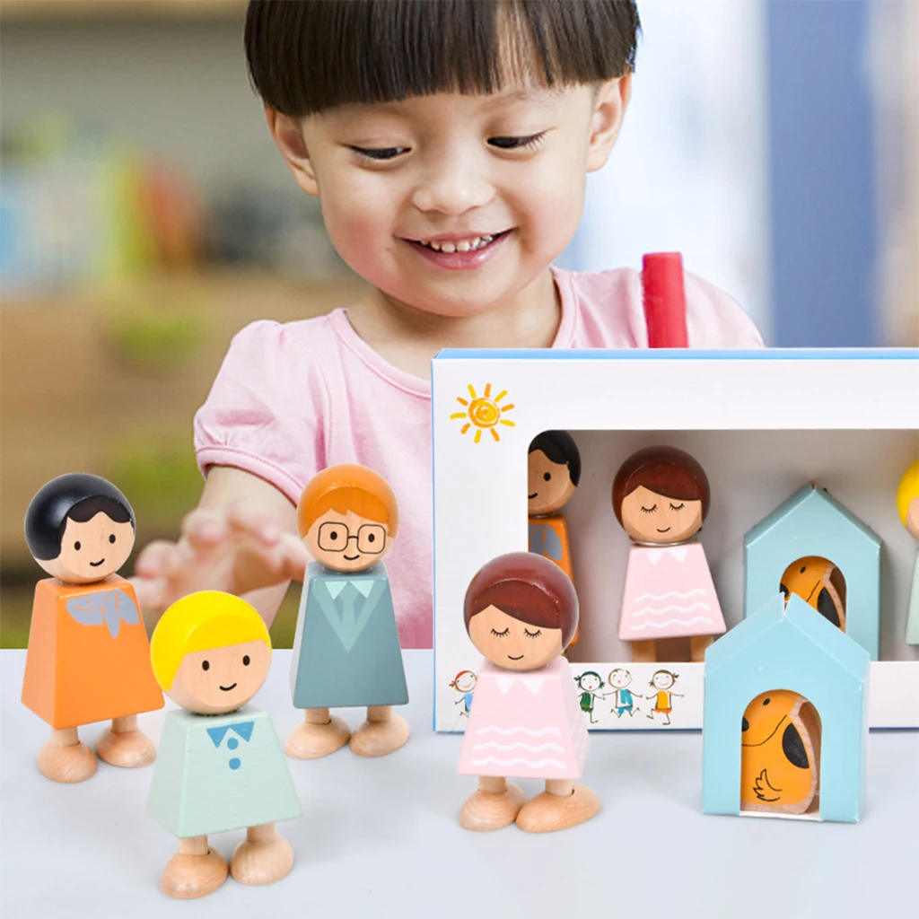 5Pcs Children Early Education Interesting Characters Building Blocks Wooden Toys Baby Cognition Family Toys Gifts
5Pcs Children Early Education Interesting Characters Building Blocks Wooden Toys Baby Cognition Family Toys Gifts