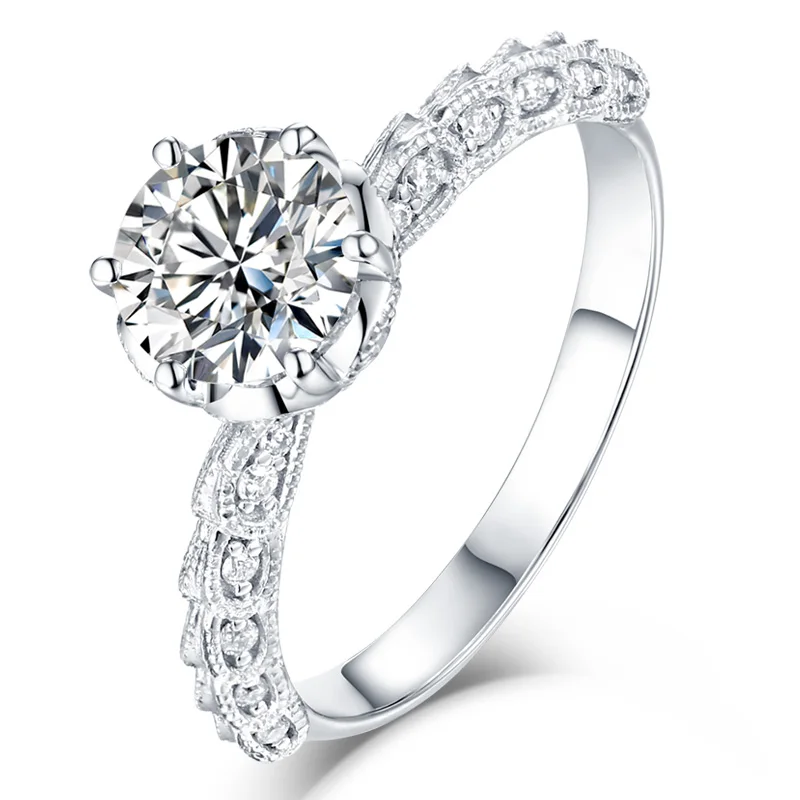 100% 18K Золотое кольцо 1ct D Цвет VVS Moissanite кольцо обручальное кольцо с национальным сертификатом D09
100% 18K Золотое кольцо 1ct D Цвет VVS Moissanite кольцо обручальное кольцо с национальным сертификатом D09