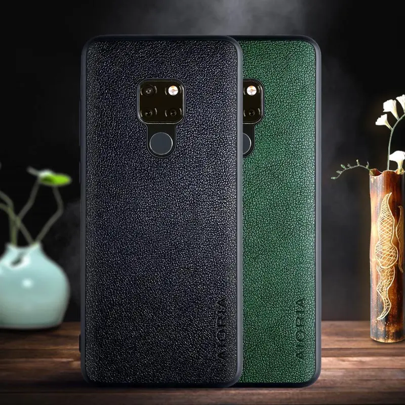 Деловой чехол из искусственной кожи в стиле ретро для Huawei Mate 10 Pro Lite 20 30 40 Plus