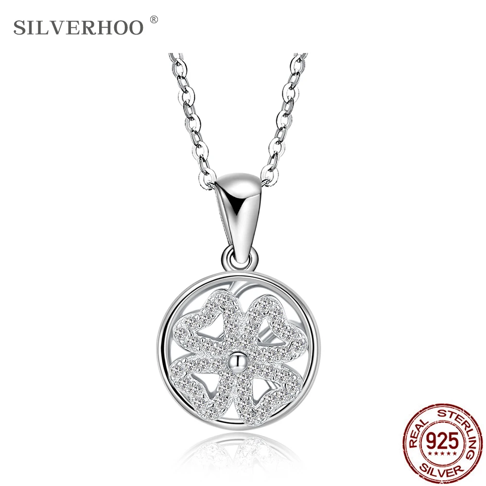 Ожерелье SILVERHOO из стерлингового серебра 925 пробы для женщин с цветами в форме сердца ожерелье из австрийского хрусталя ювелирные изделия дл...
Ожерелье SILVERHOO из стерлингового серебра 925 пробы для женщин с цветами в форме сердца ожерелье из австрийского хрусталя ювелирные изделия дл...
