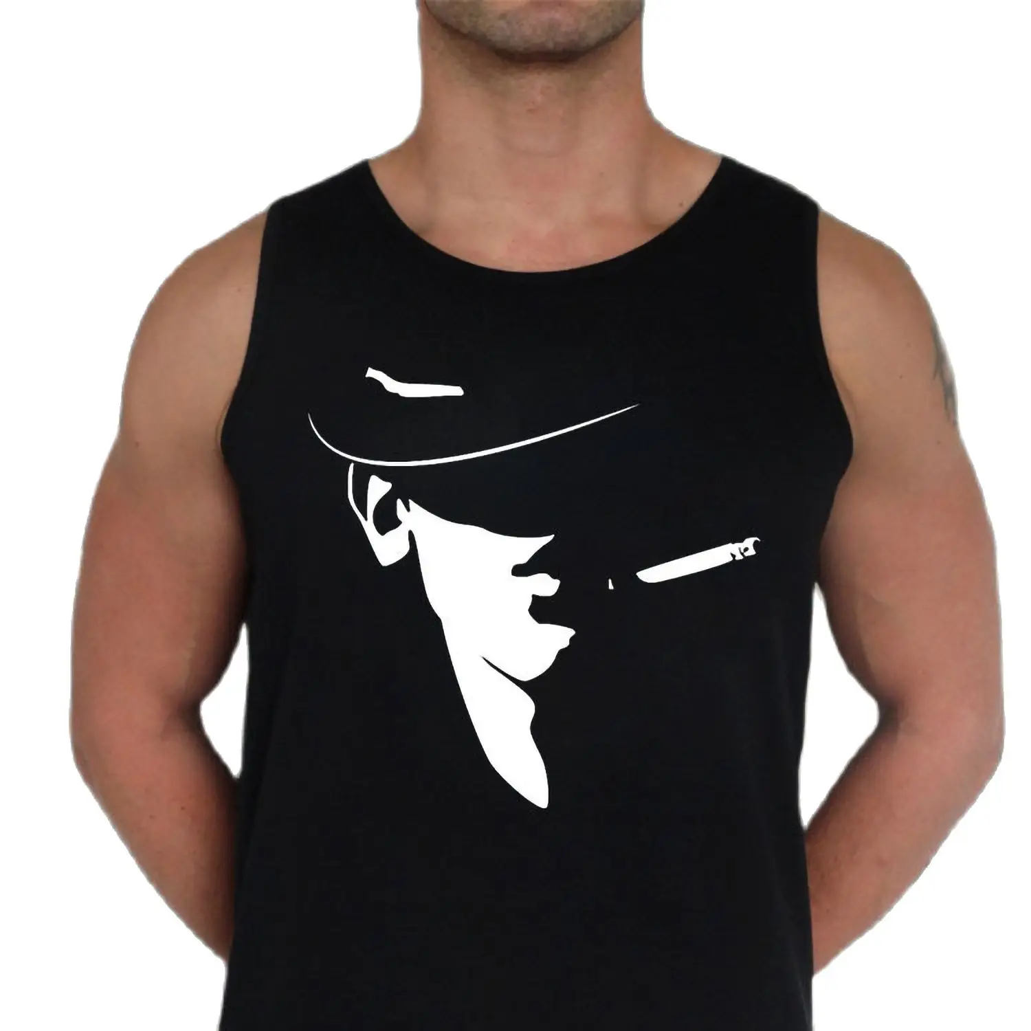 Summer Men's Bottoming Shirt Fitness Sports Waistcoat Vest Personality Trend Character Printing T-Shirt
Summer Men's Bottoming Shirt Fitness Sports Waistcoat Vest Personality Trend Character Printing T-Shirt