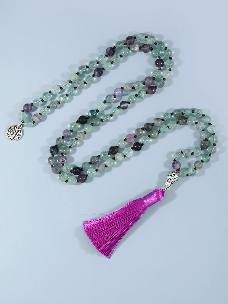 YUOKIAA Japamala 108 ожерелье из бисера натуральный красочный флюорит Мала ожерелье с искусственной медитацией Йога дух ювелирные изделия
YUOKIAA Japamala 108 ожерелье из бисера натуральный красочный флюорит Мала ожерелье с искусственной медитацией Йога дух ювелирные изделия