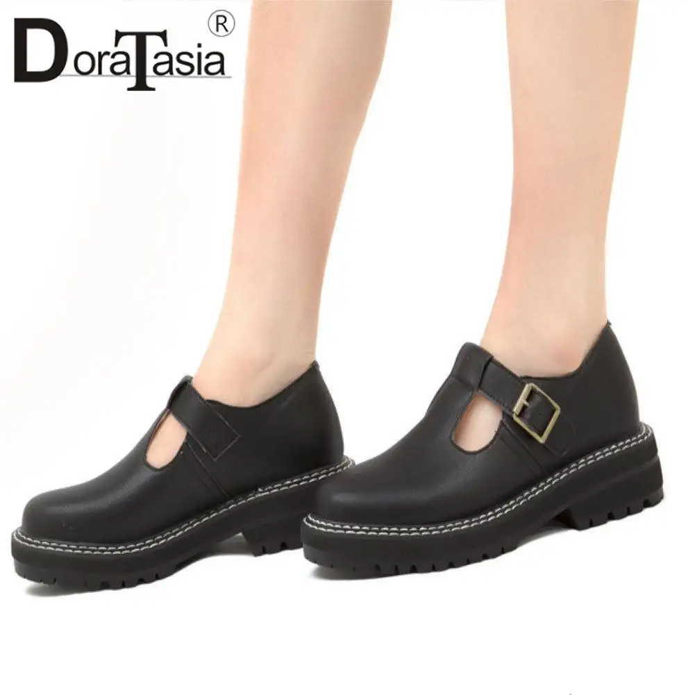 DORATASIA Big Size 35-43 New Female Platform Mary Janes Pumps Buckle Chunky Heels women's Pumps Casual Office Shoes Woman
DORATASIA Big Size 35-43 New Female Platform Mary Janes Pumps Buckle Chunky Heels women's Pumps Casual Office Shoes Woman