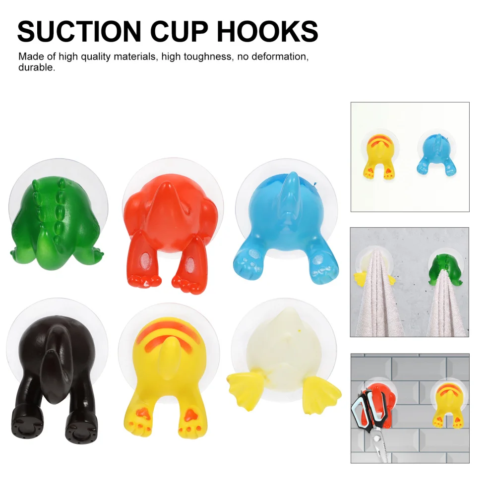 6pcs Traceless Door Hooks Punch Free Coat Hooks Suck Cup Towel Hooks for Home 
6pcs Traceless Door Hooks Punch Free Coat Hooks Suck Cup Towel Hooks for Home